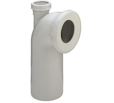 Viega klosetbøjning 90° med 50 mm studs kunststof/hvid - 1