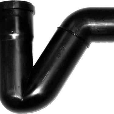 Vandlås P 110 mm 87,5° sort - 1