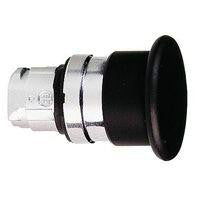 Harmony paddetrykshoved i metal med Ø40 mm padde i sort farve med fjeder-retur ZB4BC2 - 1