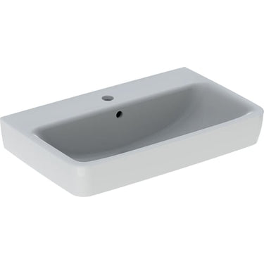 Geberit Renova Compact håndvask t/møbel 650 x 400 x 175 mm hvid porcelæn KeraTect - 1