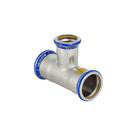 Geberit Mapress t-stykke rf 28x15x28mm muffe/muffe - 1