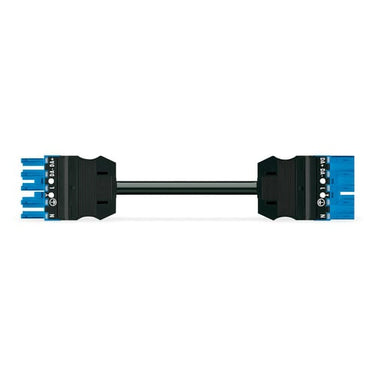 Mellemkabel 2M PVC Eca Hunstik - hanstik blå - 1