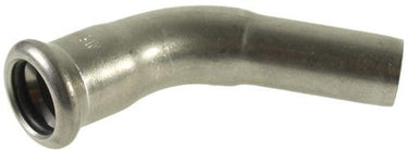 VSH bøjning 45° muffe/nippel 108 mm syrefast - 1