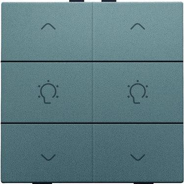 Dæmpertryk dobbelt steel grey coated NHC - 1