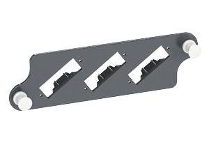 Actassi 19'' Rack patchpanel fiber QuickFix tilbehør montageplade for 3 x sc duplex - 1