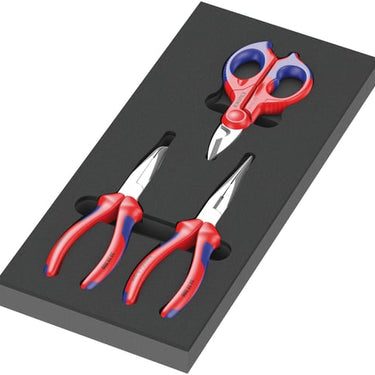 9781 Skumindsats Knipex pliers sæt 2 3 dele - 1