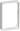 FUGA ramme Baseline 50 1,5 modul 14 mm høj hvid - 1
