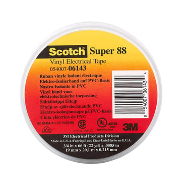 Scotch Super 88 vinyl el-tape sort 38 mm x 13,4 m - 1