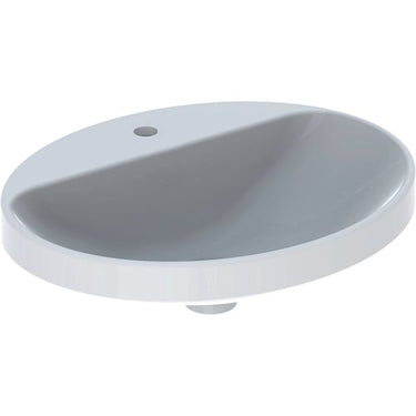 Geberit Variform håndvask 550x450x178mm nedf hvid porcelæn KeraTect - 1