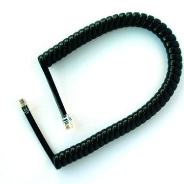 Spiralledning telefonrør 5M sort - 1