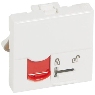 Mosaic dataudtag RJ45 Cat-5E UTP 2M hvid - 1