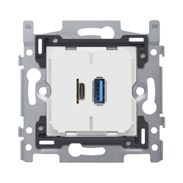 USB-A og USB-C oplader 3,5A - 1