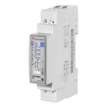 EL-måler 1-faset op til 45Amp direkte Puls udgang MID godkendt EM111DINAV81XO1PFB - 1