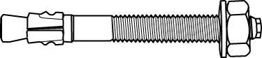 M8X50/5 index betonanker A4 - 1