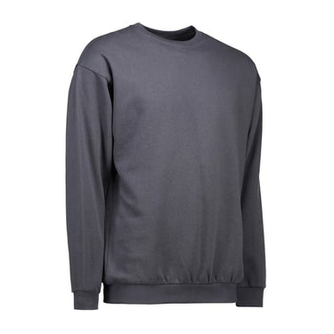 Sweatshirt klassisk 0600 koks grå str M - 1