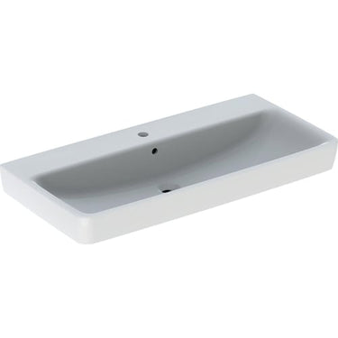 Geberit Renova Plan håndvask 1000 x 480 x 185 mm hvid porcelæn KeraTect - 1