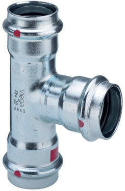 Prestabo T-stykke 35 x 28 x 35 mm forzinket stål - 1