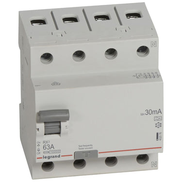 RX³ RCCB fejlstrømsafbryder 63A 4pol 30mA type-A 4M 10KA - 1