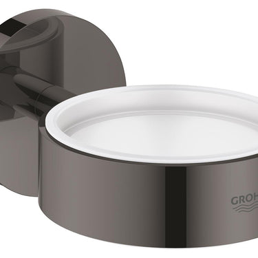 GROHE Essentials holder til glas og sæbedispenser grafit - 1