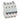 DX³ MCB automatsikring B3 4pol 4M 6000/10KA - 1
