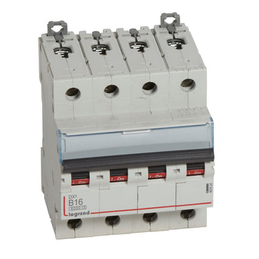 DX³ MCB automatsikring B16 4pol 4M 6000/10KA - 1