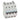 DX³ MCB automatsikring B25 4pol 4M 6000/10KA - 1