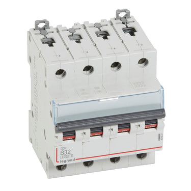 DX³ MCB automatsikring B32 4pol 4M 6000/10KA - 1
