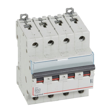 DX³ MCB automatsikring B50 4pol 4M 6000/10KA - 1