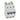 DX³ MCB automatsikring D25 3pol 3M 6000/10KA - 1