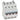 DX³ MCB automatsikring B2 4pol 4M 10000/16KA - 1