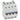 DX³ MCB automatsikring B3 4pol 4M 10000/16KA - 1