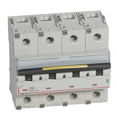 DX³ MCB automatsikring C80 4pol 6M 10000/16KA - 1
