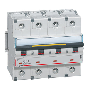 DX³ MCB automatsikring C125 4pol 6M 10000/16KA - 1