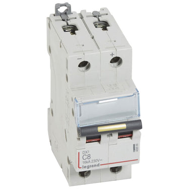 DX³ DC-automatsikring MCB 8A 2pol 2Modul 16KA - 1