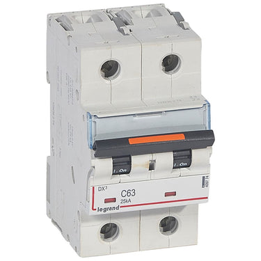 DX³ MCB automatsikring C63 2pol 3M 25KA - 1