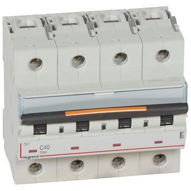 DX³ MCB automatsikring C40 4pol 6M 25KA - 1