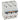 DX³ MCB automatsikring D100 3pol 4,5M 25KA - 1