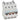 DX³ MCB automatsikring D2 4pol 4M 25KA - 1