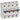DX³ MCB automatsikring D20 4pol 4M 25KA - 1