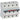 DX³ MCB automatsikring C10 4pol 6M 36KA - 1