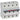DX³ MCB automatsikring C63 4pol 6M 36KA - 1