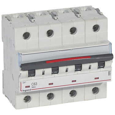 DX³ MCB automatsikring C63 4pol 6M 36KA - 1