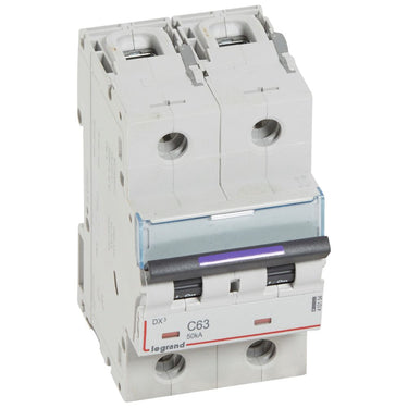 DX³ MCB automatsikring C63 2pol 3M 50KA - 1