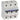 DX³ MCB automatsikring C10 3pol 4,5M 50KA - 1