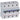 DX³ MCB automatsikring C10 4pol 6M 50KA - 1