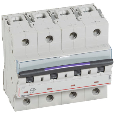 DX³ MCB automatsikring C25 4pol 6M 50KA - 1