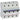 DX³ MCB automatsikring C32 4pol 6M 50KA - 1