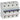 DX³ MCB automatsikring C40 4pol 6M 50KA - 1