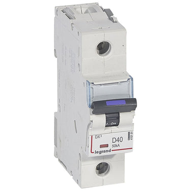 DX³ MCB automatsikring D40 1pol 1M 50KA - 1