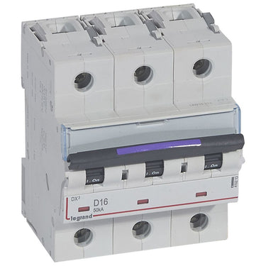 DX³ MCB automatsikring D16 3pol 4,5M 50KA - 1